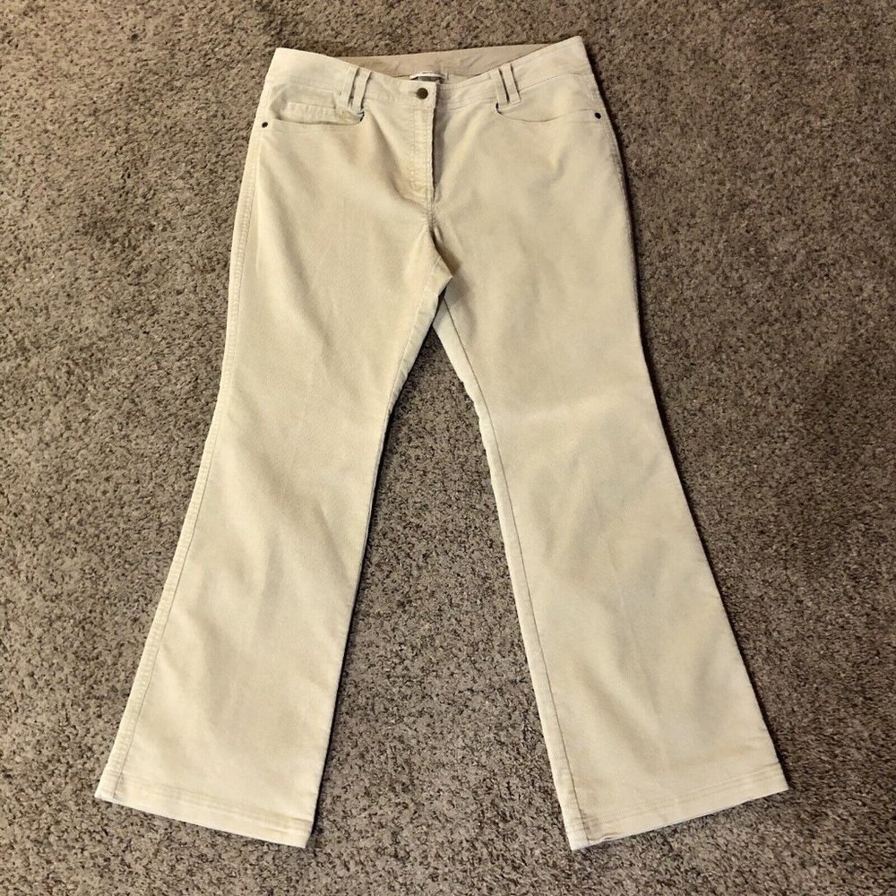 Exofficio Corduroy Pants Womens 14 Used Light Khaki